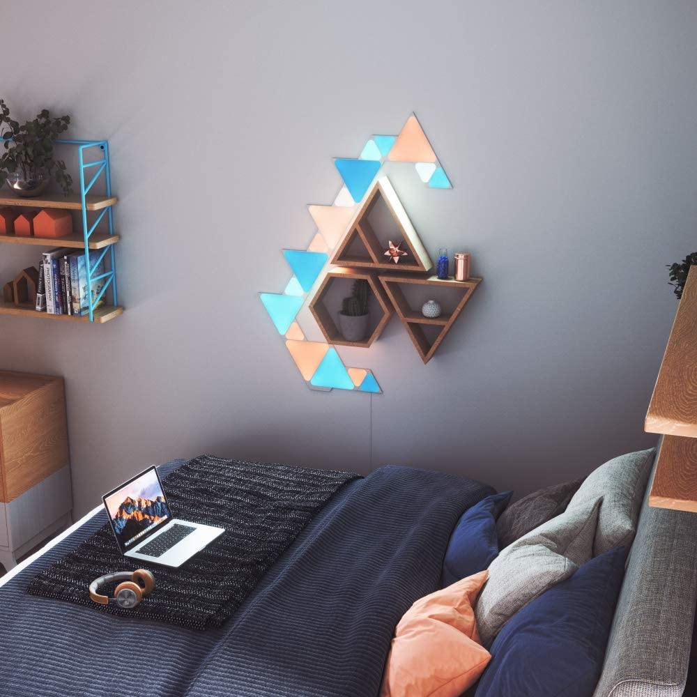 Shapes Mini Triangles Expansion Pack - 10 Additional Mini Light Panels