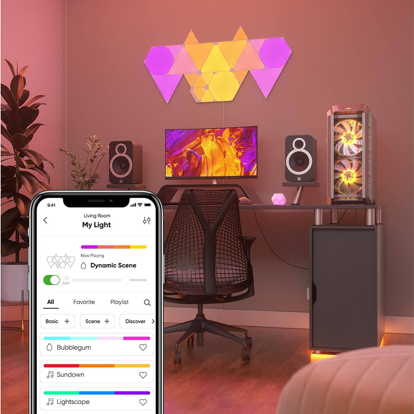 Shapes Triangles Expansion Pack - 3 Additional Light Panels